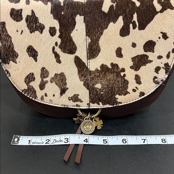 Lucky Brand | Genuine Leather & Calf Hair Crossbody in “Dark Cappuccino” - Picture 15 of 17